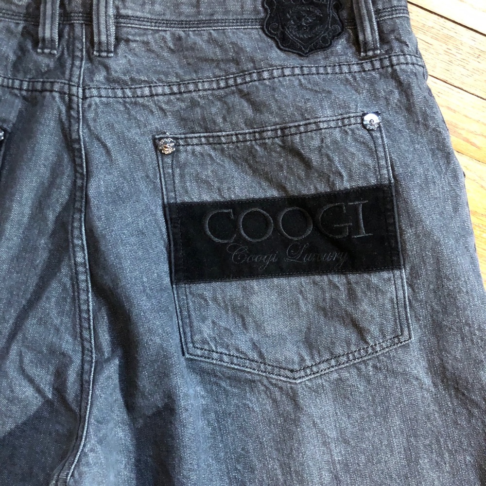 COPY - Coogi Black Washed Men’s Jeans Size 44x35 - Picture 6 of 8